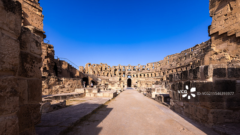 突尼斯 伊尔捷古罗马竞技场图片素材