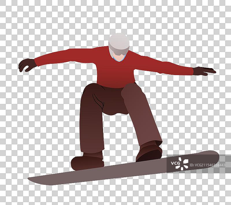 高山滑雪运动元素图片素材