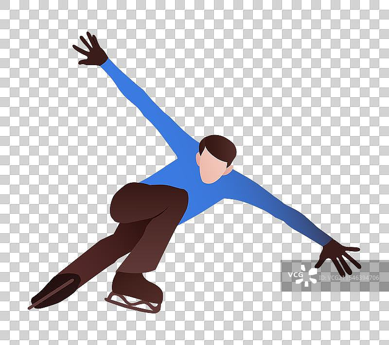 花样滑冰运动元素图片素材