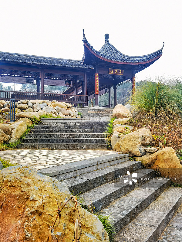 松阳休闲亭廊图片素材