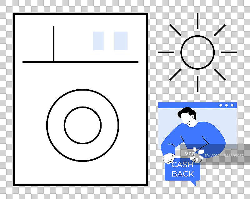 环保洗衣解决方案，返现优惠图片素材
