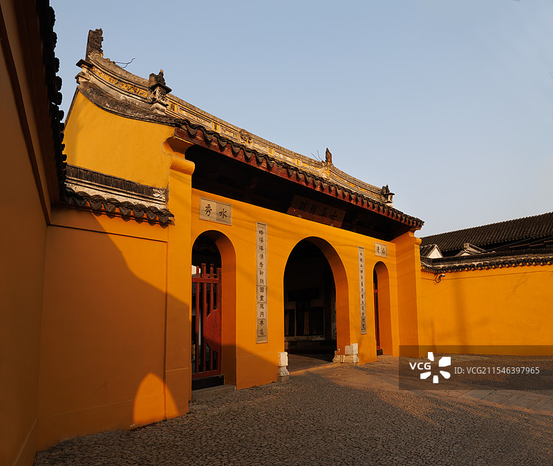 苏州虎丘风景区入口大门图片素材