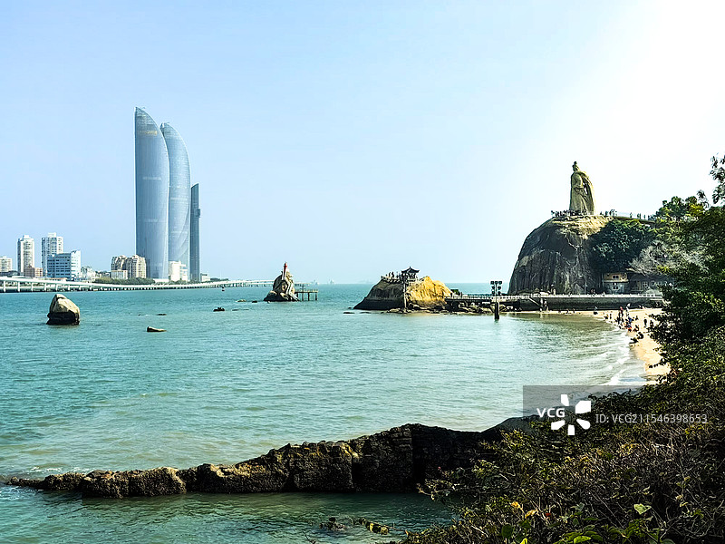 厦门鼓浪屿皓月园景色图片素材