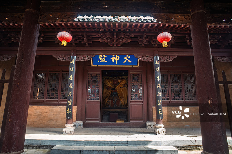 河南省南阳市社旗县赊店古镇火神庙景观图片素材