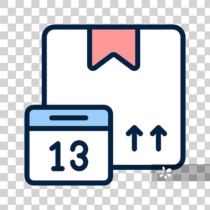 包裹日期图片素材