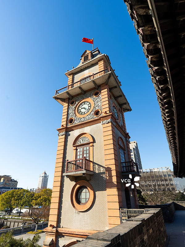 南通钟楼图片素材