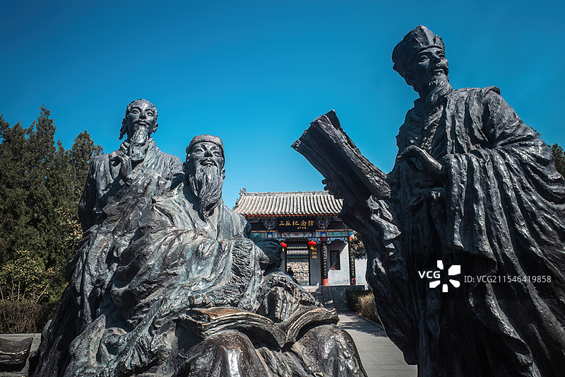 河南省平顶山市郏县小峨眉山下三苏园中三苏纪念馆图片素材