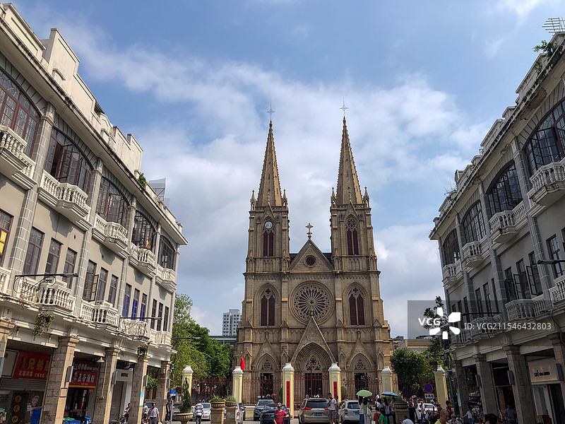 广州圣心大教堂图片素材