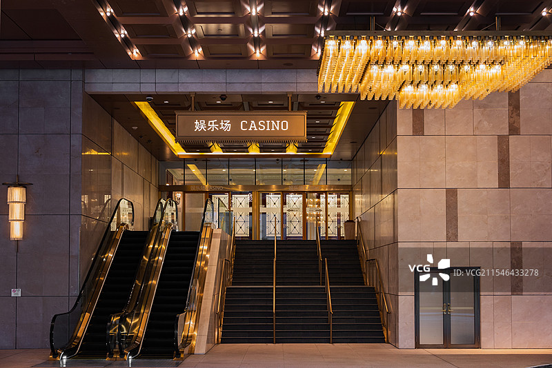 通往赌场图片素材