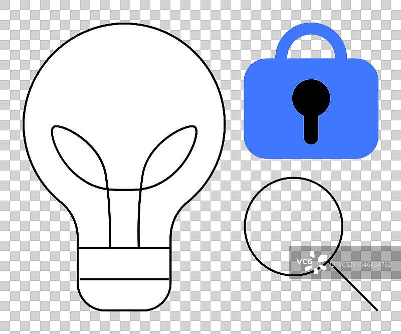 创新安全的象征性元素图片素材