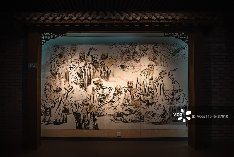 河南省平顶山市郏县小峨眉山下三苏园中三苏纪念馆图片素材