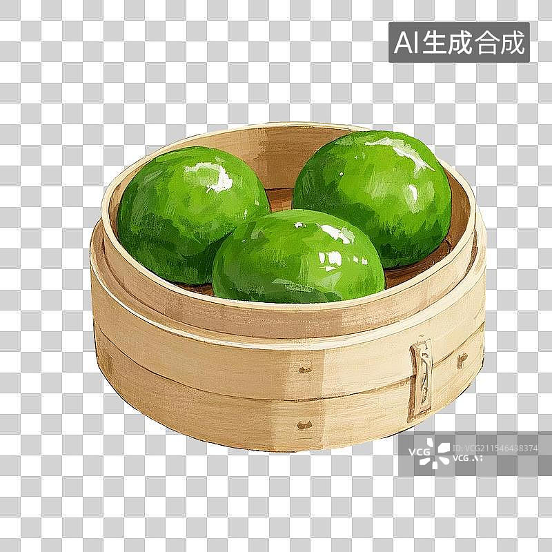 【AI数字艺术】清明节春天青团设计素材图片素材