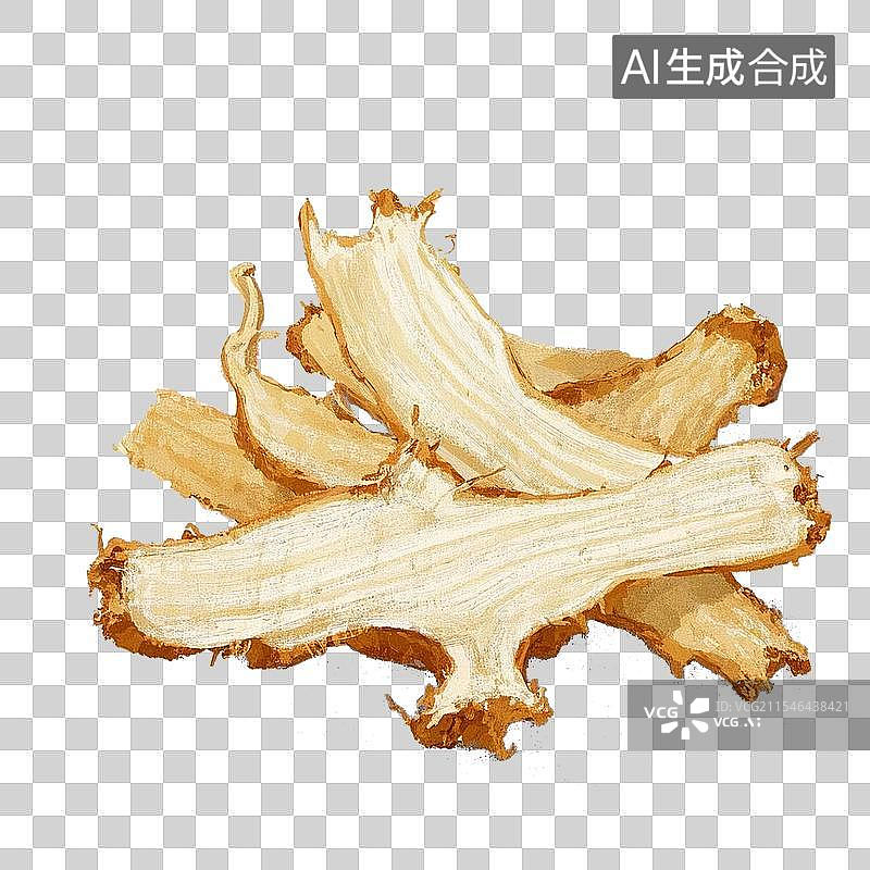 【AI数字艺术】中医草药材知母设计元素图片素材