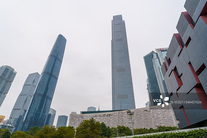 广州城市建筑，景观图片素材