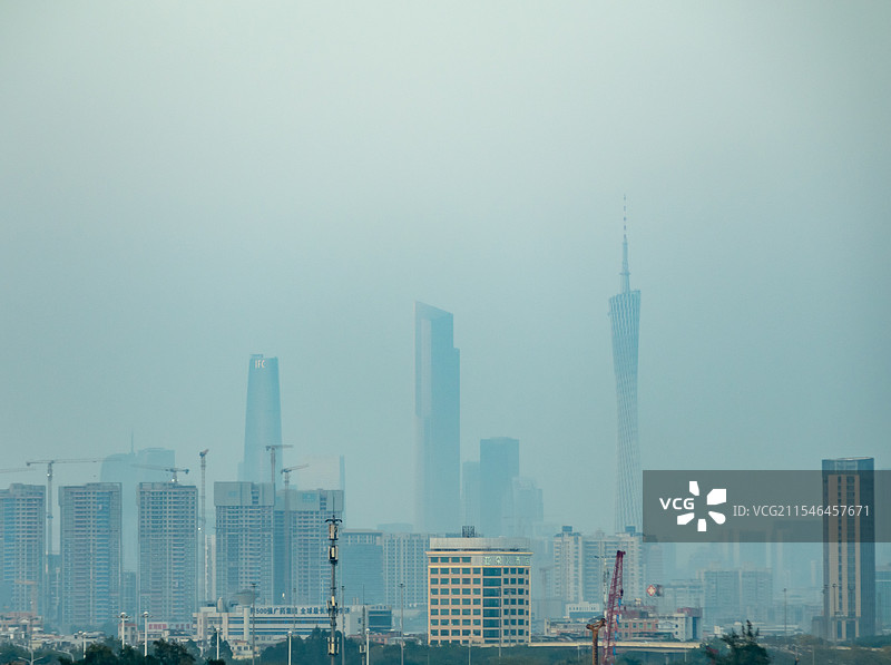 广州城市建筑，景观图片素材