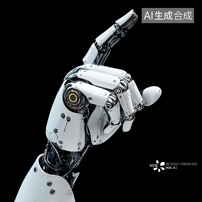 【AI数字艺术】智能机器人机械臂机器手图片素材