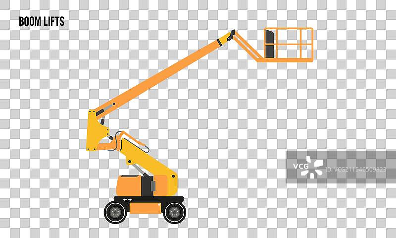 重型平臂升降机图片素材