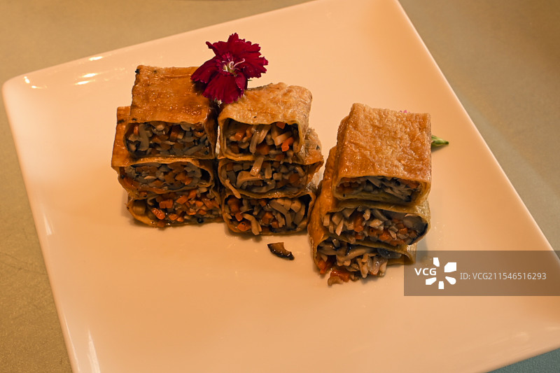 杭州西湖新新饭店千张包图片素材