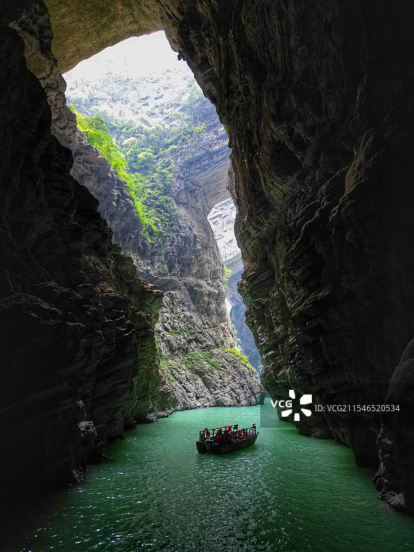 重庆黔江蒲花暗河图片素材