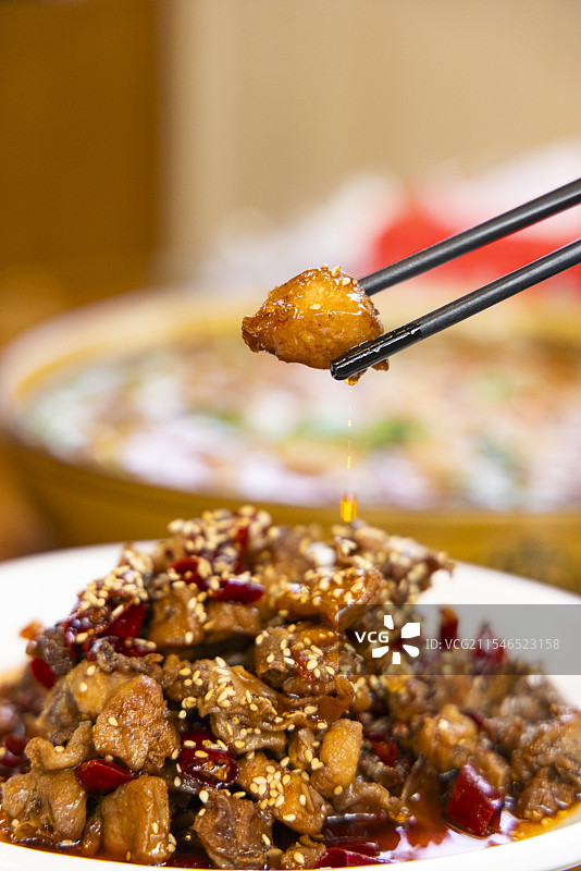 川菜自贡美食冷吃兔图片素材