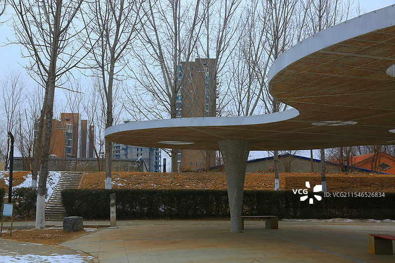 雄安新区雄县清晨正月初三美景抓拍图片素材