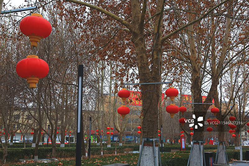 雄安新区雄县清晨正月初三美景抓拍图片素材
