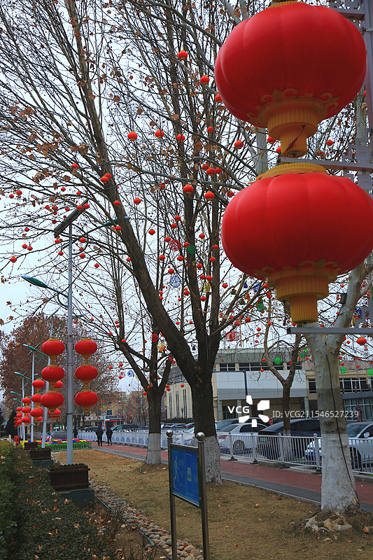 雄安新区雄县清晨正月初三美景抓拍图片素材