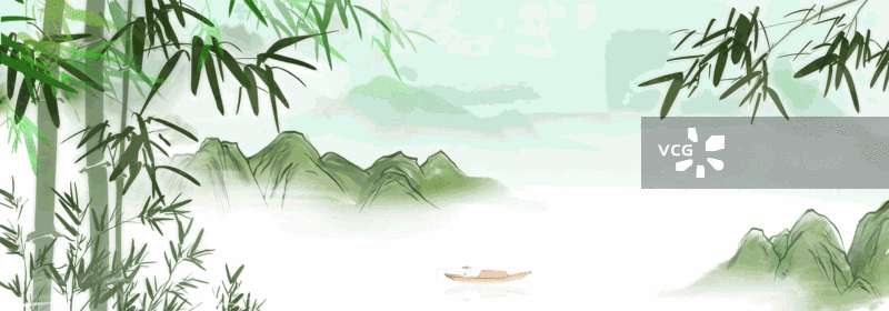 中国画中国风水墨传统文化插画图片素材