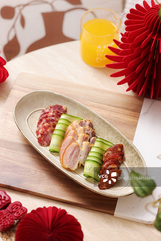 腊味拼盘图片素材