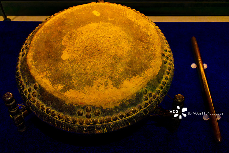 鼓 清 北京民俗博物馆摄于南通博物苑 乾隆的假日展图片素材
