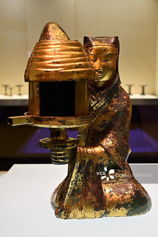 长信宫灯图片素材