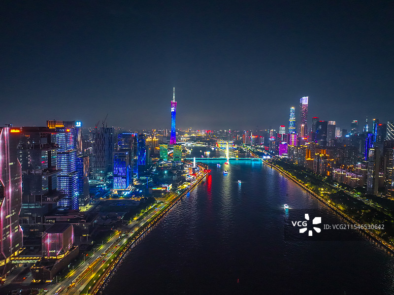 广州塔夜景图片素材