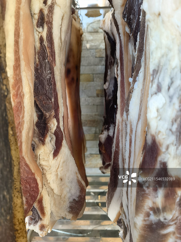 云南风干肉图片素材