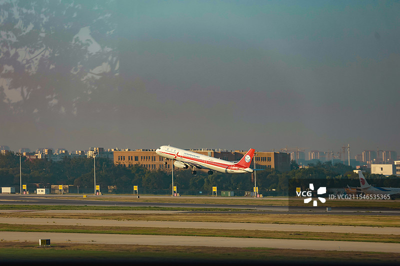 天津滨海国际机场-首尔仁川机场图片素材