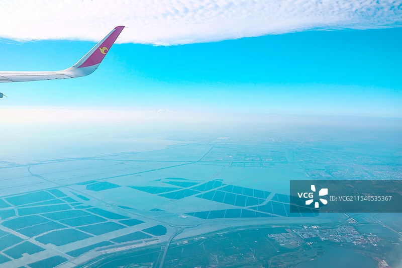 天津滨海国际机场-首尔仁川机场图片素材