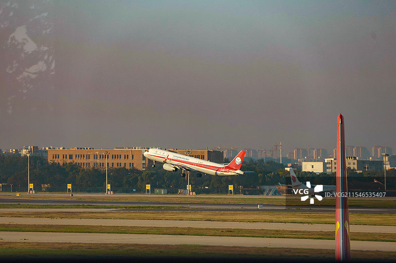 天津滨海国际机场-首尔仁川机场图片素材