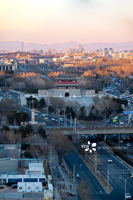 北京中轴线全貌图片素材