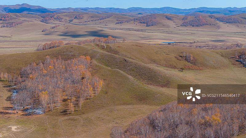 内蒙乌兰布统金秋图片素材
