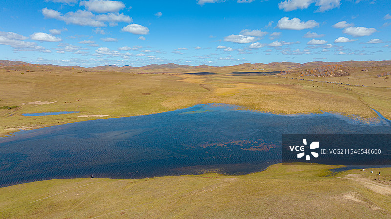 内蒙乌兰布统金秋图片素材