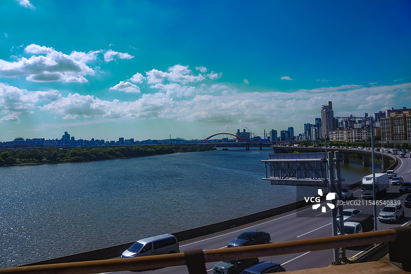 韩国，首尔，临津阁图片素材