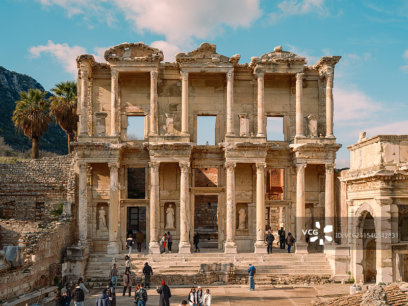 土耳其以弗所古希腊罗马遗址图片素材