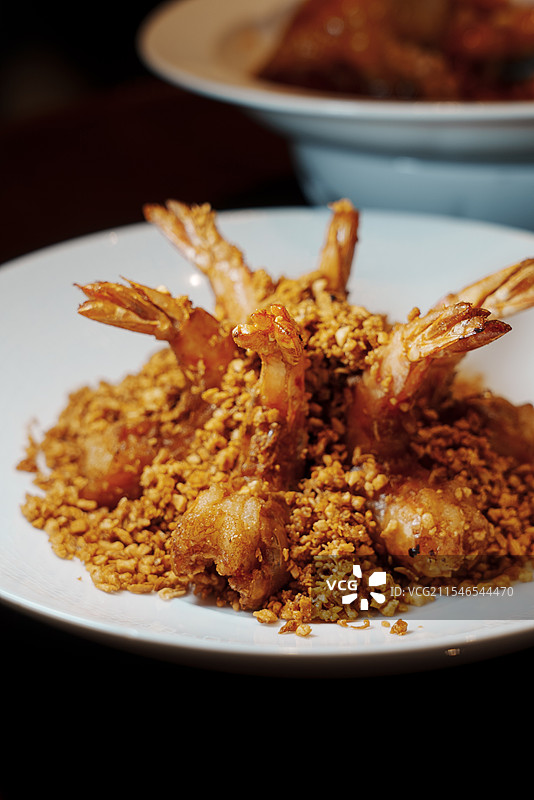 杭州米其林餐厅融合中餐图片素材