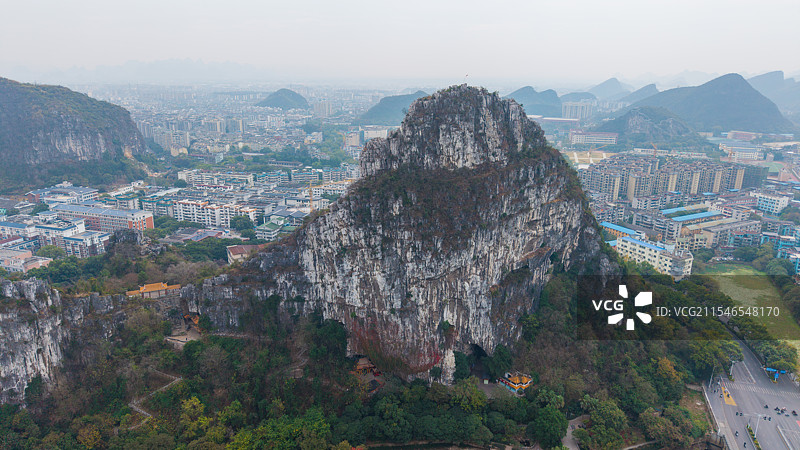 广西桂林风光：南溪山公园图片素材