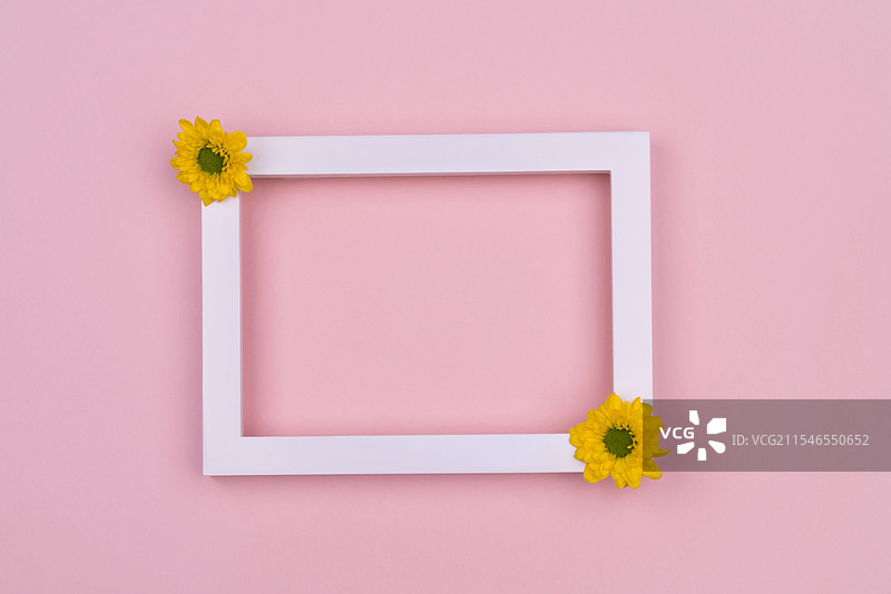 粉底空白镜框图片素材