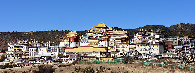 香格里拉·松赞林寺图片素材