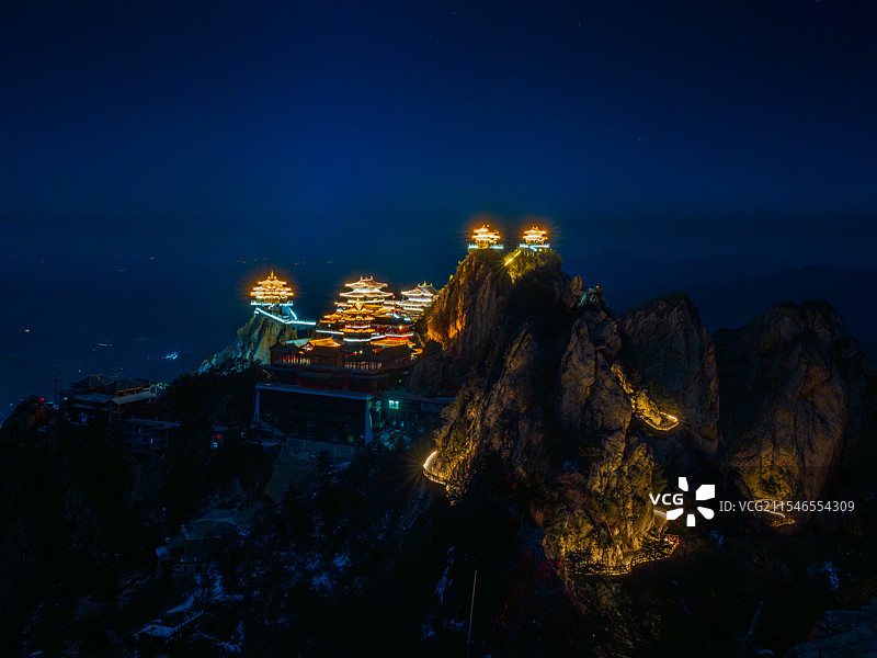 君山夜韵（老君山夜色）图片素材