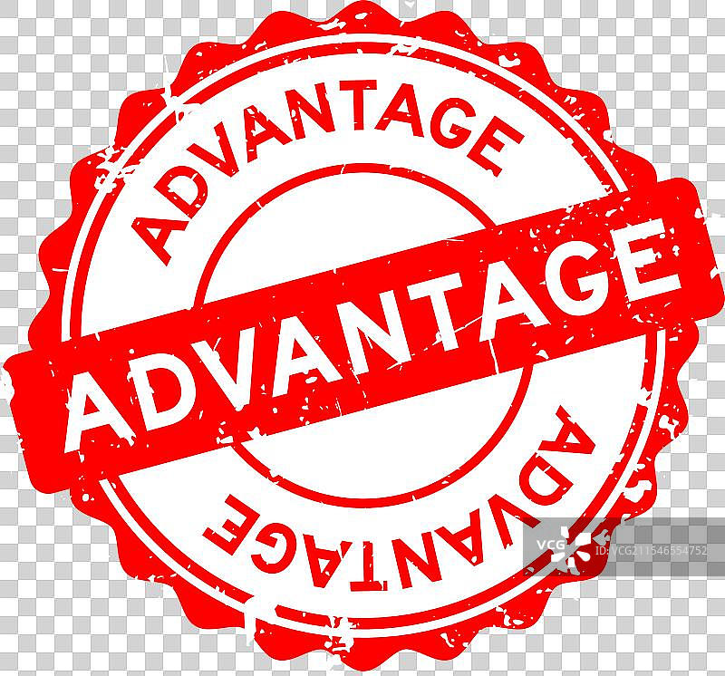 磨损的红色优势字样圆形橡胶印章图片素材