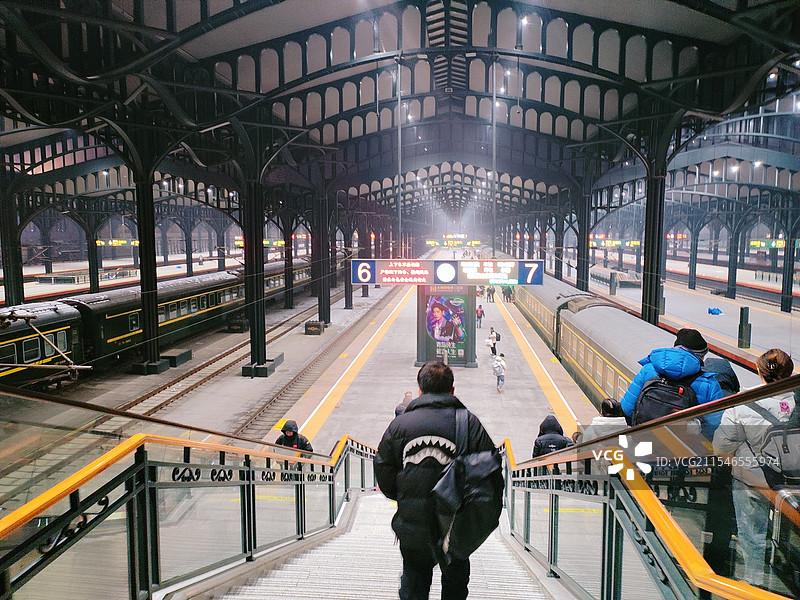 哈尔滨站图片素材