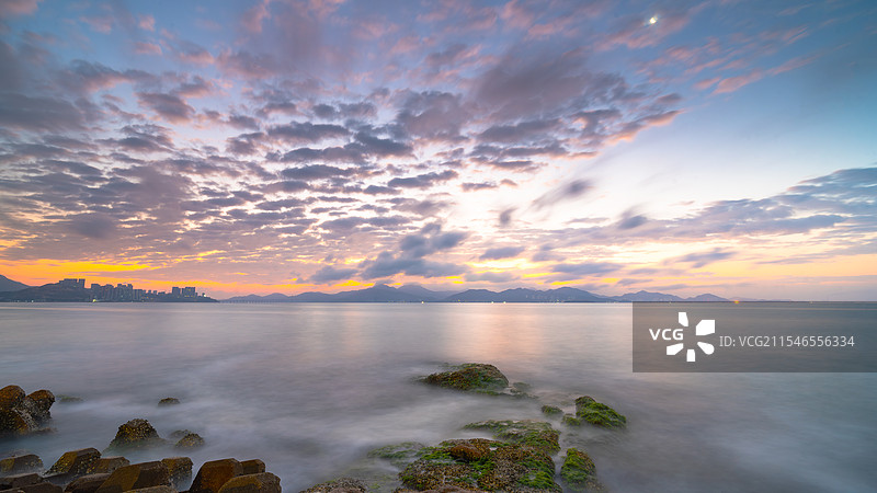 青苔｜礁石｜海岸图片素材