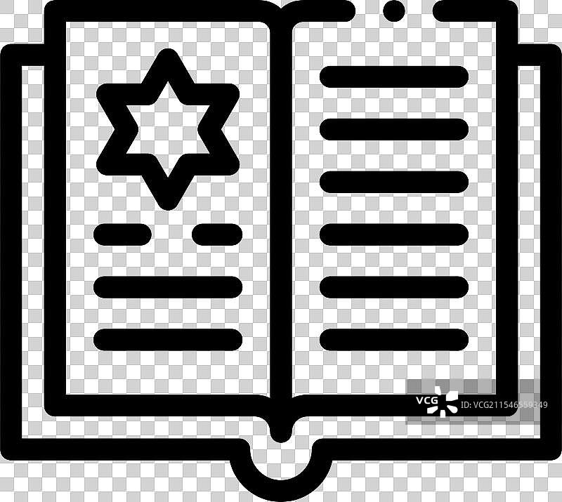 汉努曼图标，细线条风格设计，独立于背景图片素材